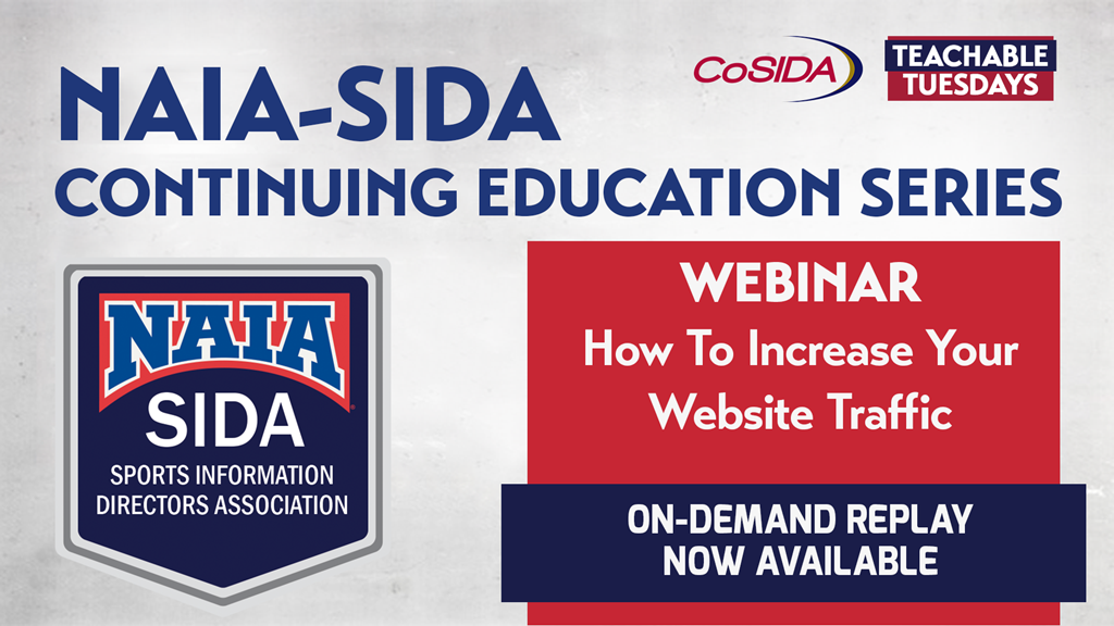 ON-DEMAND: NAIA-SIDA Continuing Education Webinar – How To Increase Your Website Traffic